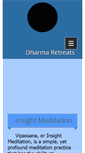 Mobile Screenshot of dharmaretreats.ca